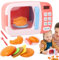 Horno Microondas de Juguete - Juguete De Cocina para Bebés Y Niños Pequeños con Sonido Y Luz | Temporizador Juego de rol Interactivo para Casa Aula Exterior Restaurante Niños y Niñas