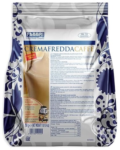 Selezione di Preparati in Polvere per Crema Fredda al Caffe, allo Yogurt e al Fior di Latte e Sorbetto al Limone per fabbri 750g [GUSTO A SCELTA] (Crema Fredda Caffe 750g)