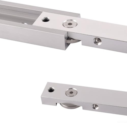 Zilimontt Tischsägen-Gehrungslehre mit 27 Winkelanschlägen und Aluminiumstange für Holzbearbeitungsprojekte, kompatibel mit den meisten Bauunternehmer-Sägen (B)