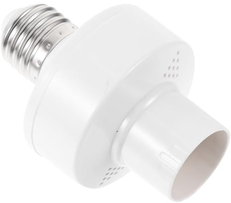 Douille d'Éclairage Intelligente E27 AC100-≤500W à Commande Vocale | Réseau ni Application, Installation et Retrait Faciles, pour Lampes à Incandescence et LED, Garages