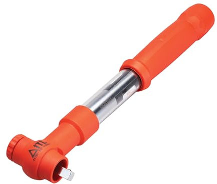ITL Insulated Tools Insulated Torque Wrench – 3/8in Drive 12–60Nm Range 1000V Rated for Electrical Safety Precision Tool for Professional Electricians