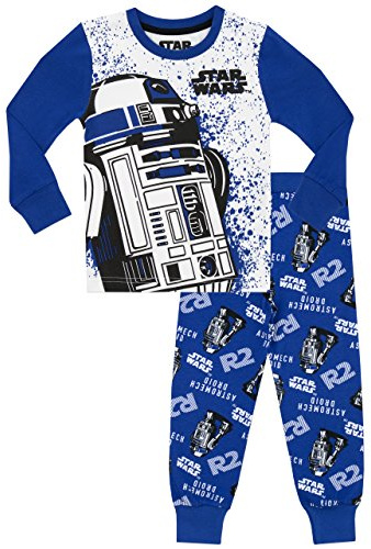 Star Wars Boys R2D2 Pyjamas - Snuggle Fit - Age 12 to 13 Years Multicoloured