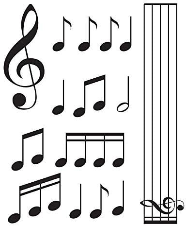 SIMONI RACING SRS3 Sticker-Set, Design Musik