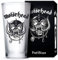 for-collectors-only Motörhead Glas Warpig Logo Bierglas Longdrink Glas XL Trinkglas Frosted Look Pint Glass
