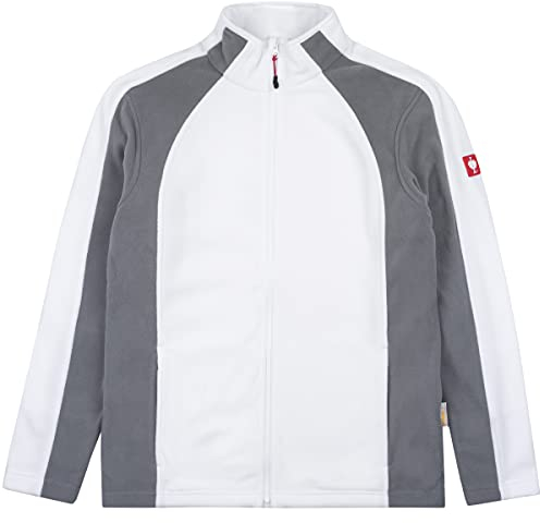 Engelbert Strauss Herren Fleecejacke Microfleece dryplexx, Farbe:weiß, Größe:L