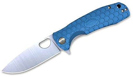 Honey Badger Unisex – Erwachsene Flipper D2 Small Blue Taschenmesser, Blau, 16,6 cm