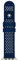 Armani Exchange Bracciale compatibile con Apple Watch, 42/44/45 mm - 22 mm Silicone blu, AXS8012