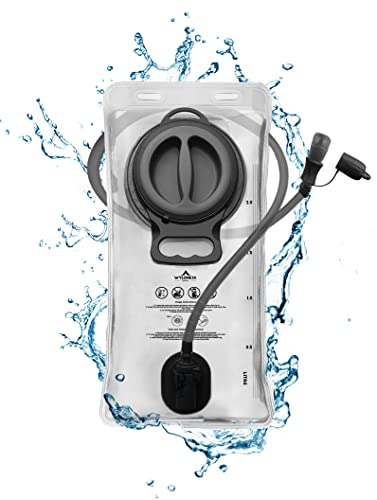 Wyldness Camping 2L Leak-Proof Bladder Bag, BPA Free Hydration Pack with Insulated Tube, Water Storage Bladder Bag, Hydration Backpack Replacement - Suitable for Outdoor Hiking, Running, Cycling