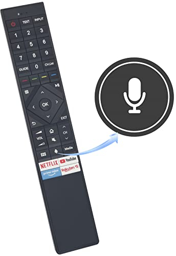 VINABTY ERF3A72 Fernbedienungersetzt für HISENSE TV Remote Control 65U7QFUK HE55A6900FUWTS HE50A6900FUWTS HE65A6900FUWTS U7QF U8QF 55U8QF 65U8QF 55U7QF 50U7QF 65U7QF 50A690FEVS 55A690FEVS