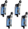 4 interruttori finecorsa ME-8108: Nizirioo Interruttore di finecorsa regolabile, ME-8108 Limit Interruttore, Interruttore di controllo elettrico 250 V AC NC-NO CNC Mill Router Plasma