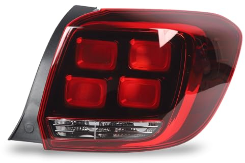 PerGar Auto-Rücklicht, Rücklicht-Rückleuchte, Hintere Rücklicht-Bremsleuchte, Seitliche Hintere Rückleuchte, Rücklicht-Bremslichter, Ersatz für Dacia Sandero Stepway MK2 Facelift(Rechts 265506147R)