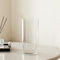 Unzerbrechliche Vase, Acryl Vase, Klar Büchervase Tulpenvase,Transparente Blumenvase für Zuhause, Büro, Dekor, Bücherform Blumenvase Minimalistische für Einweihungsparty feiern (H 25cm - Ø 12 cm)