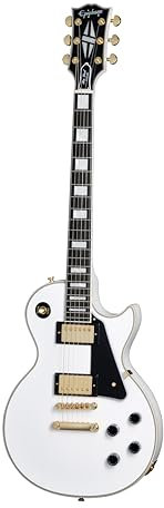 Epiphone Les Paul Custom Alpine White - Single Cut E-Gitarre