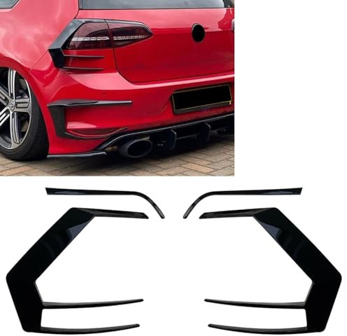 Rücklichtblende links und rechts, schwarz, für VW Golf 7 GTI MK7 2013–16