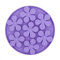 tuwiwol Dog Slow Feeder Bowl Slows Eating Dish Tray Anti-chock Food Lick Pad Plate Feeding Enrichment Toys Calming Treat Mat for, Purple