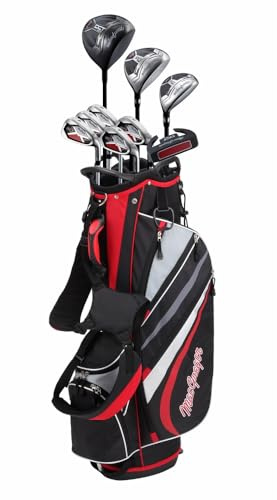 MacGregor Golf DCT4000 Golf Clubs Set with Bag, Mens Left Hand (9 Clubs / 13 Pieces)