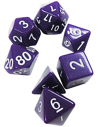 VICASKY Insieme 4 Dadi a 20 facce dadi a più facce dadi da gioco