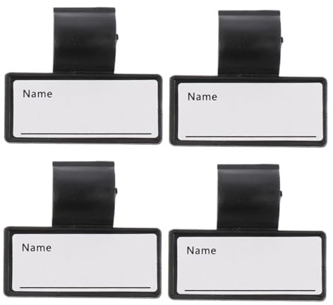 iplusmile Tag Namensschilder 4er-pack Arzt-id-clip Beschreibbar Robustes Abs Für Medizinstudenten Tierärzte