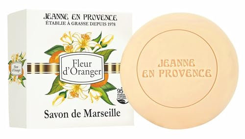 Jeanne en Provence Savon en Barre, Fleur d'Oranger 100g