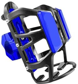 Xiayao Motorrad Getränke Wasser Flaschenhalter Getränkehalter Wasserbecherhalter Für Multistrada Für V2S Für V4 Für 950 S Für 1260 S Für 1260 S(Blue)