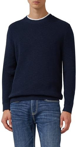 s.Oliver Strickpullover mit Crew Neck und Strukturmuster