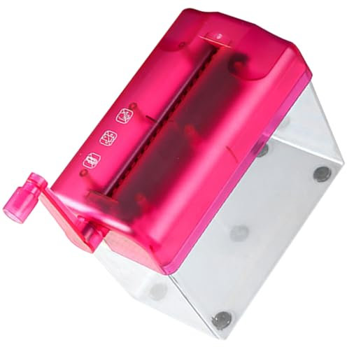 VILLCASE Manueller Handaktenvernichter Kleiner Tischaktenvernichter Aus Kunststoff Und Metall Mit Abfallbehälter Für Büro Und Haushalt Zum Sicheren Vernichten Von Dokumenten