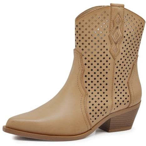 IF Fashion Scarpe da Donna Stivali Stivaletti Camperos Texani GA033 khaki N.38