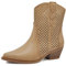 IF Fashion Scarpe da Donna Stivali Stivaletti Camperos Texani GA033 khaki N.38