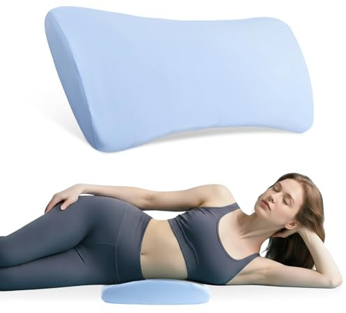 Ecofocet Orthopädisches Lendenkissen aus Memory-Schaum, Ergonomische Rücken- & Lordosenstütze, Rückenstützkissen für Bett & Sofa, Rückenkissen zum Schlafen, Abnehmbarer Waschbarer Bezug