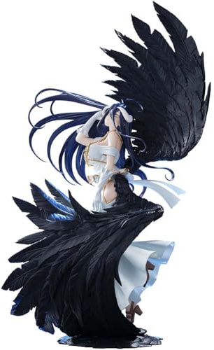 Jiumaocleu Albedo Figur Statue 32 cm Kaiserin der Finsternis-Albedo Merch Dekofigur Handgefertigtes Sammlerstück Desktop-Dekoration