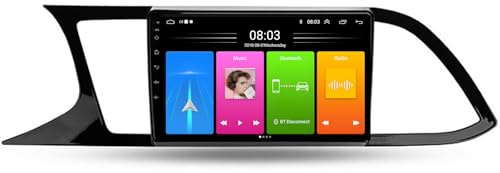 Carplay - Pantalla de radio para coche (9 pulgadas, HD, Apple CarPlay y Android, reproductor multimedia para Seat Leon 5F1 5F5 5F8 SC ST Kasten Combi MK3 MIB III)