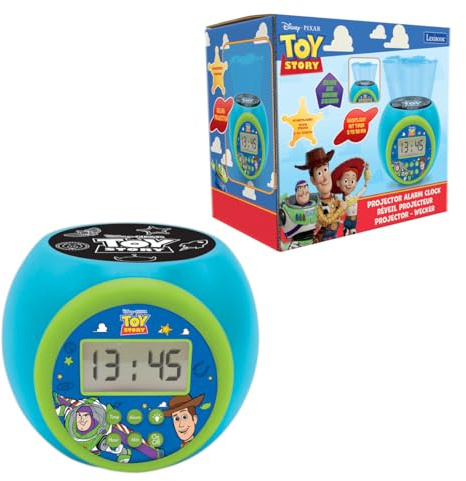 Lexibook, Toy Story, Projektor-Wecker, RL977TSLXB | Deckenprojektion, Timer, LCD-Display, Schlummerfunktion, Batteriebetrieben