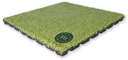 Gartenpirat Kunstrasenmatte 50x50 cm 25 mm | Rutschhemmende Rasenmatte für Balkon, Terrasse und Garten | Für Innen- & Außenbereiche