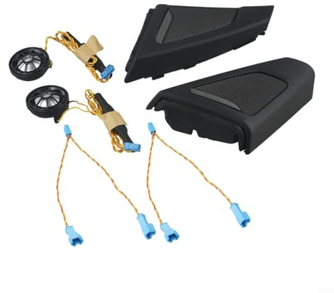 Altavoz de la puerta delantera del coche Trompeta Tweeter para BMW para F10 F11 5 Series 2010 2017 Mano Izquierda Material ABS No Deformación Anti desgaste Construcción