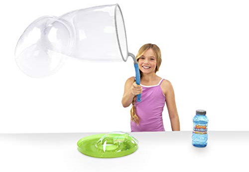 Gazillion – Baguette à bulles géantes, bulles de savon enfant, Vert/Bleu, 25 cm