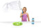 Gazillion – Baguette à bulles géantes, bulles de savon enfant, Vert/Bleu, 25 cm