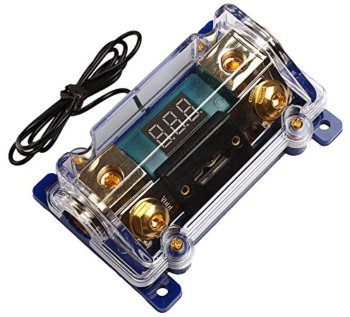 Car Audio Digital Indicator With Super Bright Red LED ANL Fuse Holder 100A