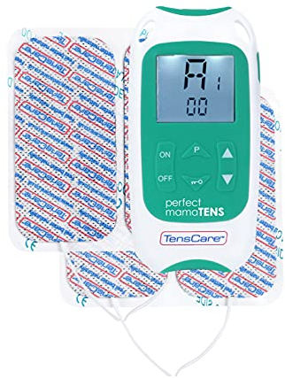 TensCare Perfect mama TENS - Natural Pain Relief Unit using Clinically Proven TENS Programmes. Perfect for Labour and after Childbirth. Includes 4 Extra Electrode Pads