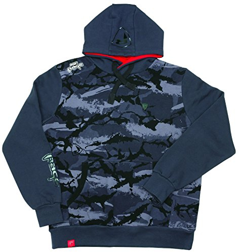 Fox Rage Camo Hoody - Angelpullover, Hoodie für Angler, Kapuzenpullover, Camouflage Pullover, Anglerpullover, Angelbekleidung, Größe:XXXL