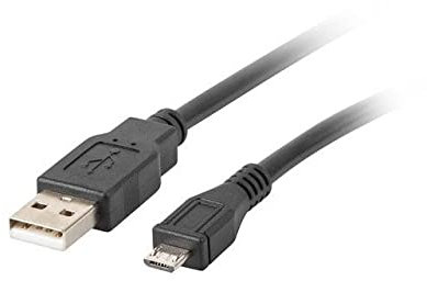 LANBERG CABLE CA-USBM-10CC-0003-BK USB MACHO A MICRO USB MACHO,NEGRO,30 CENTA METROS