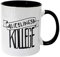 Close Up Lieblingskollege Tasse - weiÃŸer Kaffeebecher aus Keramik, Henkel und Innenseite schwarz - Geschenk für Kollegen & Mitarbeiter | Premium Becher