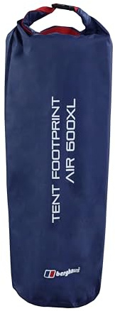 Berghaus Air 6XL Footprint with Steel Pegs and Carry Bag, Prolongs the Life of your Tent, Groundsheet Protector, Tent Accessories, Camping Equipment, Black, One Size