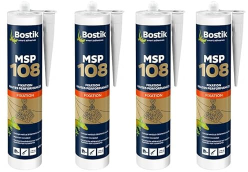 BOSTIK MSP 108 - Pack de 4 Cartouches
