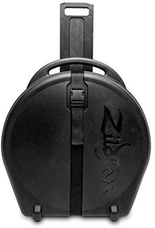 ZILDJIAN – ZRCV24 Rolling Cymbal Vault 24 Hard Case, Borsa Rigida per piatti batteria, Guscio Plastica Stampata, Ruote Skate, Maniglia Estraibile, 7 Piatti, Cuscinetti Interni, Nero