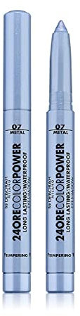 Deborah Milano - Ombretto 24 Ore Color Power Waterproof, N.7 Light Blue, Ombretto in Stick, al Alta Tenuta