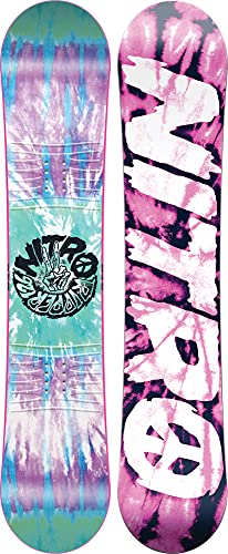 Nitro Unisex Jugend Ripper Kids BRD ´22 All Mountain Freestyle Twin Kindersnowboard Snowboard, Multicolour, 126