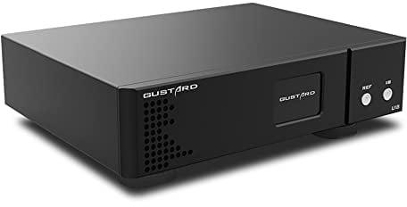 Gustard U18 DDC USB Digital Interface DSD512 PCM768Khz XU216 K2 Fully Isolation AS338 Hi-End Crystol IIS USB Audio Interface (Black)
