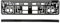 LST Kennzeichen Nummernschildhung Schwarz hochglanz 520x110mm