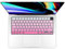 Funda para teclado de color degradado de versión española para MacBook Pro 2021 de 14 pulgadas, modelo A2442 y MacBook Pro 2021 de 16 pulgadas, modelo A2485 M1 ProMax Chip Soft Touch de silicona
