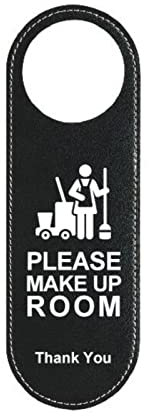 Türschild mit Aufschrift Do Not Disturb, zwei Verwendungsmöglichkeiten, Türschild, Leder, Türanhänger, Shop, Anhänger für Hotel, Zuhause, Motel